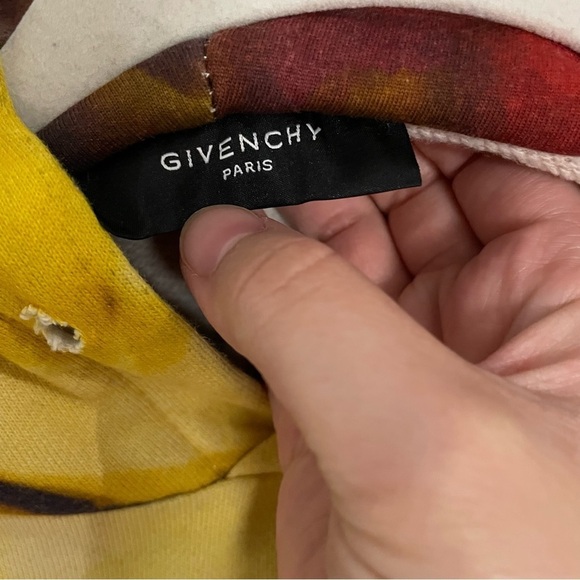 Givenchy Paris sweatshirt hoodie abstract tie dye size xs - Picture 3 of 7